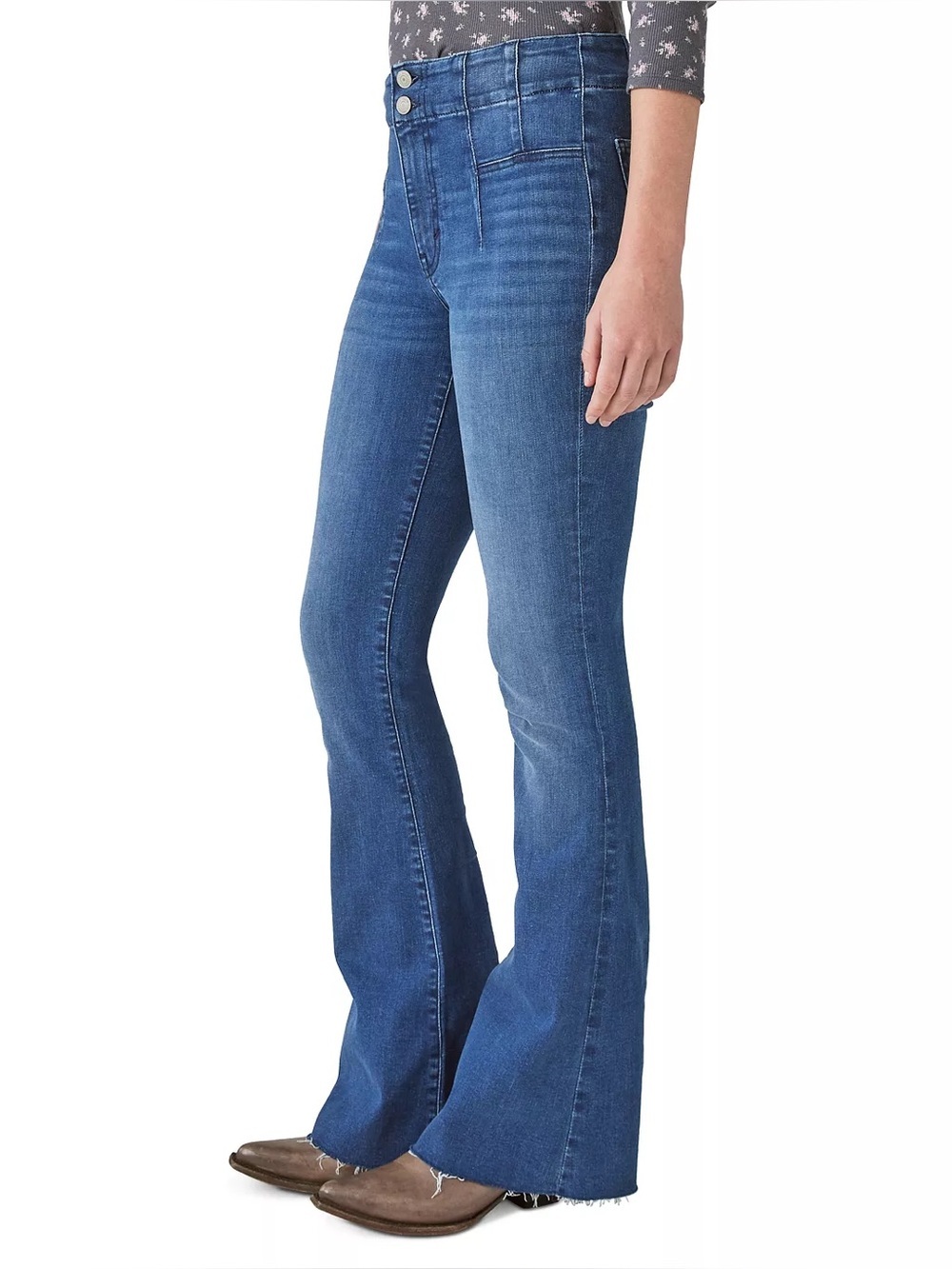 Lucky Brand Seamed Stevie Flare Jeans